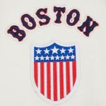 CHAMARRA ON RED SOX RETRO CLASSIC RIB WOOL VARSITY JACKET EGGSHELL MIDNIGHT NAVY en STOCK