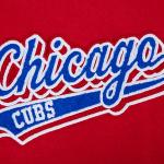 CHAMARRA CHICAGO CUBS SCRIPT TAIL MENS RIB WOOL VARSITY RED WHITE en STOCK