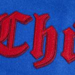 CHAMARRA AGO CUBS OLD ENGLISH WOOL VARSITY JACKET ROYAL RED en STOCK