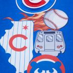 CHAMARRA AGO CUBS HOME TOWN WOOL VARSITY JACKET ROYAL BLUE WHITE en STOCK