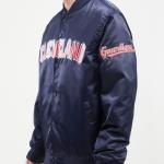 CHAMARRA ELAND GUARDIANS TEAM BIG LOGO SATIN JACKET MIDNIGHT NAVY en STOCK