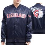 CHAMARRA ELAND GUARDIANS TEAM BIG LOGO SATIN JACKET MIDNIGHT NAVY en STOCK
