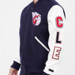 CHAMARRA ELAND GUARDIANS CLASSIC WOOL VARSITY JACKET MIDNIGHT NAVY WHITE en STOCK