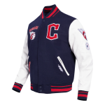 CHAMARRA ELAND GUARDIANS RETRO CLASSIC RIB WOOL VARSITY JACKET MIDNIGHT NAVY RED MIDNIGHT NAVY en STOCK