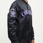 CHAMARRA RADO ROCKIES WORDMARK SATIN JACKET BLACK en STOCK
