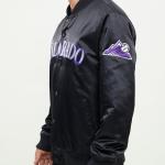 CHAMARRA RADO ROCKIES WORDMARK SATIN JACKET BLACK en STOCK