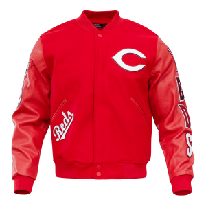 CHAMARRA INNATI REDS CLASSIC WOOL VARSITY JACKET RED en STOCK