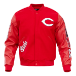 CHAMARRA INNATI REDS CLASSIC WOOL VARSITY JACKET RED en STOCK