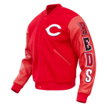 CHAMARRA INNATI REDS CLASSIC WOOL VARSITY JACKET RED en STOCK