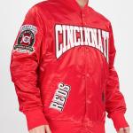 CHAMARRA INATTI REDS CREST EMBLEM SATIN JACKET RED en STOCK