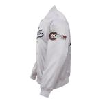 CHAMARRA AGO WHITE SOX BIG LOGO WORLD SERIES SATIN JACKET SILVER en STOCK