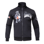 CHAMARRA AGO WHITE SOX HOME TOWN DK TRACK JACKET BLACK en STOCK
