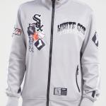 CHAMARRA AGO WHITE SOX HOME TOWN DK TRACK JACKET GRAY en STOCK