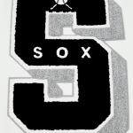 CHAMARRA AGO WHITE SOX OLD ENGLISH RIB WOOL VARSITY JACKET HEATHER GREY WHITE BLACK en STOCK