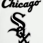 CHAMARRA AGO WHITE SOX OLD ENGLISH RIB WOOL VARSITY JACKET HEATHER GREY WHITE BLACK en STOCK