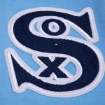 CHAMARRA AGO WHITE SOX RETRO CLASSIC RIB WOOL VARSITY JACKET UNIVERSITY BLUE WHITE en STOCK