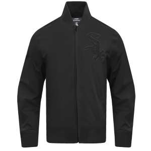 CHAMARRA AGO WHITE SOX NEUTRAL TWILL JACKET BLACK en STOCK