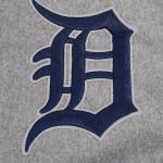 CHAMARRA DETROIT TIGERS SCRIPT TAIL MENS RIB WOOL VARSITY HEATHER GREY WHITE MIDNIGHT NAVY en STOCK
