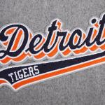 CHAMARRA DETROIT TIGERS SCRIPT TAIL MENS RIB WOOL VARSITY HEATHER GREY WHITE MIDNIGHT NAVY en STOCK