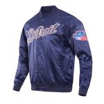 CHAMARRA OIT TIGERS BIG LOGO WORLD SERIES SATIN JACKET MIDNIGHT NAVY en STOCK
