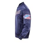 CHAMARRA OIT TIGERS BIG LOGO WORLD SERIES SATIN JACKET MIDNIGHT NAVY en STOCK