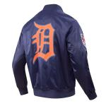 CHAMARRA OIT TIGERS BIG LOGO WORLD SERIES SATIN JACKET MIDNIGHT NAVY en STOCK