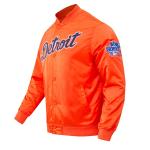 CHAMARRA OIT TIGERS BIG LOGO WORLD SERIES SATIN JACKET ORANGE en STOCK