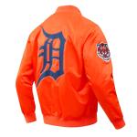 CHAMARRA OIT TIGERS BIG LOGO WORLD SERIES SATIN JACKET ORANGE en STOCK