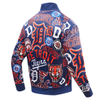 CHAMARRA TROIT TIGERS AOP SATIN JACKET MIDNIGHT NAVY en STOCK