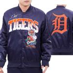 CHAMARRA OIT TIGERS HOME TOWN SATIN JACKET MIDNIGHT NAVY en STOCK