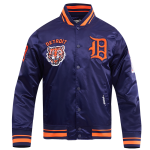CHAMARRA OIT TIGERS RETRO CLASSIC RIB SATIN JACKET MIDNIGHT NAVY ORANGE MIDNIGHT NAVY en STOCK