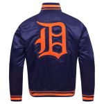 CHAMARRA OIT TIGERS RETRO CLASSIC RIB SATIN JACKET MIDNIGHT NAVY ORANGE MIDNIGHT NAVY en STOCK