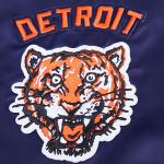 CHAMARRA OIT TIGERS RETRO CLASSIC RIB SATIN JACKET MIDNIGHT NAVY ORANGE MIDNIGHT NAVY en STOCK