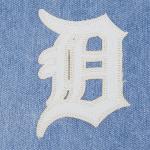 CHAMARRA DETROIT TIGERS VARSITY BLUES MENS DENIM VARSITY JACKET DENIM LINEN en STOCK