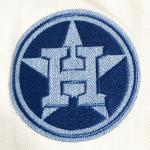 CHAMARRA HOUSTON ASTROS VARSITY BLUES MENS DENIM VARSITY JACKET DENIM LINEN en STOCK