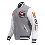CHAMARRA HOUSTON ASTROS SCRIPT TAIL MENS RIB WOOL VARSITY HEATHER GREY WHITE MIDNIGHT NAVY en STOCK