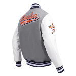 CHAMARRA HOUSTON ASTROS SCRIPT TAIL MENS RIB WOOL VARSITY HEATHER GREY WHITE MIDNIGHT NAVY en STOCK