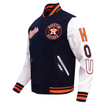 CHAMARRA HOUSTON ASTROS SCRIPT TAIL MENS RIB WOOL VARSITY MIDNIGHT NAVY ORANGE MIDNIGHT NAVY en STOCK