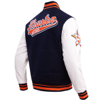 CHAMARRA HOUSTON ASTROS SCRIPT TAIL MENS RIB WOOL VARSITY MIDNIGHT NAVY ORANGE MIDNIGHT NAVY en STOCK
