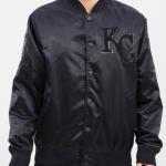 CHAMARRA AS CITY ROYALS TRIPLE BLACK SATIN JACKET TRIPLE BLACK en STOCK