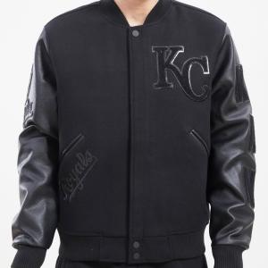 CHAMARRA AS CITY ROYALS TRIPLE BLACK WOOL VARSITY JACKET TRIPLE BLACK en STOCK