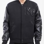 CHAMARRA AS CITY ROYALS TRIPLE BLACK WOOL VARSITY JACKET TRIPLE BLACK en STOCK