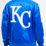 CHAMARRA AS CITY ROYALS BIG LOGO SATIN JACKET ROYAL BLUE en STOCK