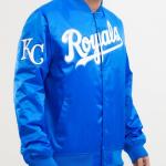 CHAMARRA AS CITY ROYALS BIG LOGO SATIN JACKET ROYAL BLUE en STOCK