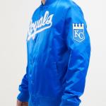 CHAMARRA AS CITY ROYALS BIG LOGO SATIN JACKET ROYAL BLUE en STOCK