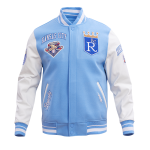 CHAMARRA AS CITY ROYALS RETRO CLASSIC RIB WOOL VARSITY JACKET UNIVERSITY BLUE WHITE en STOCK