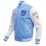 CHAMARRA AS CITY ROYALS RETRO CLASSIC RIB WOOL VARSITY JACKET UNIVERSITY BLUE WHITE en STOCK