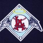 CHAMARRA ANGELES ANGELS RETRO CLASSIC RIB WOOL VARSITY JACKET MIDNIGHT NAVY RED MIDNIGHT NAVY en STOCK