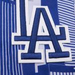 CHAMARRA ANGELES DODGERS REMIX VARSITY JKT WHITE en STOCK