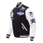 CHAMARRA ANGELES DODGERS ALL STAR VARSITY JACKET BLACK WHITE en STOCK